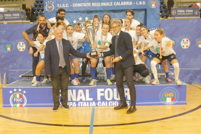 Arcudace Palmi vincente Coppa Italia C5 Femminile 2025-2026